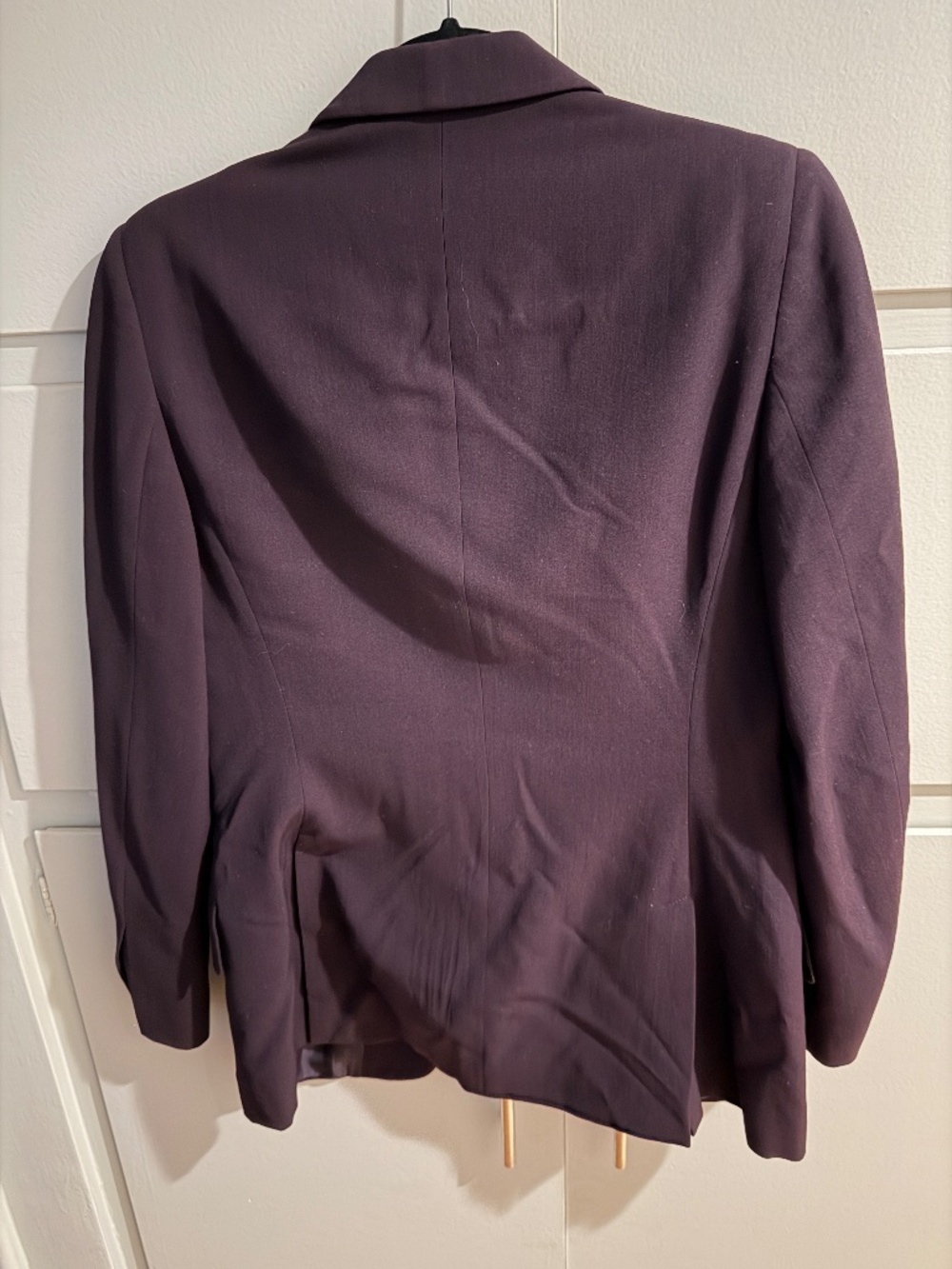 Gucci Plum Purple Blazer Jacket Size 42 Chic Tailored Minimalist Luxury - Picture 5 of 9